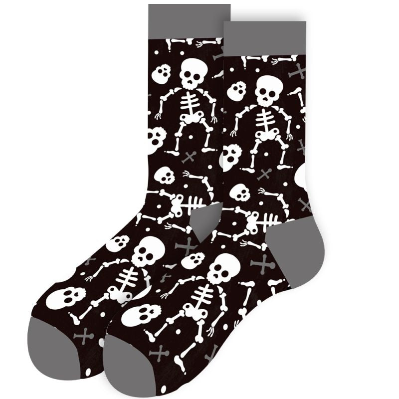 Halloween Socken Skelett