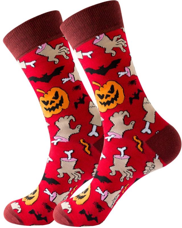 Halloween Socken rot
