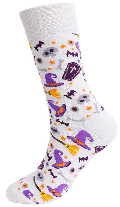Halloween Socken Weiss