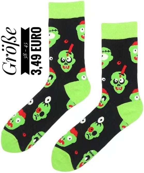 Halloween Socken Zombie