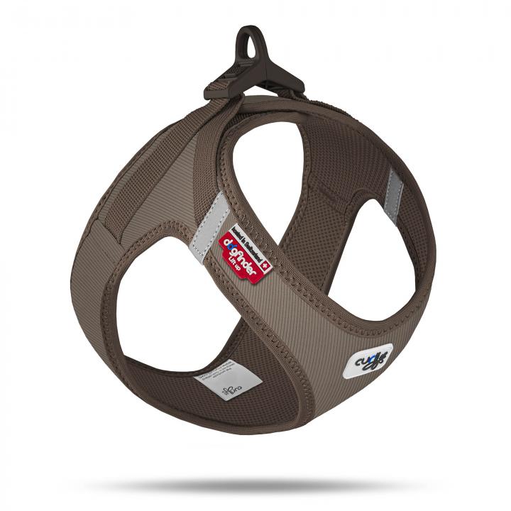 Curli Vest Geschirr curli Clasp Cord Braun