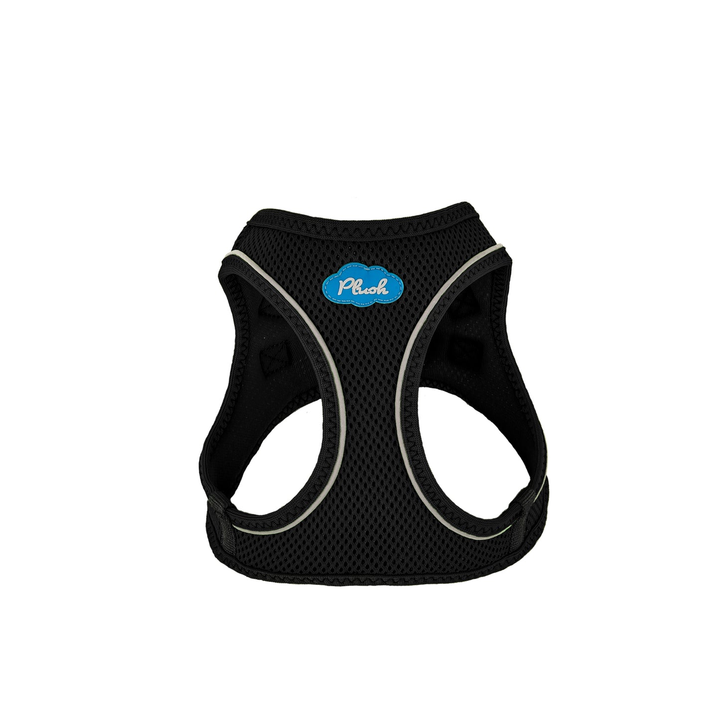 Plush Step In Air Mesh Harness Black