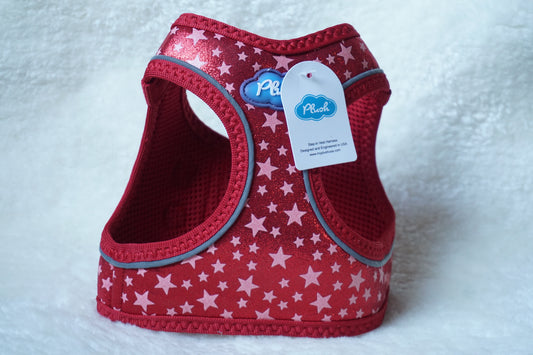 Plush Step In Air Mesh Harness GG-Red