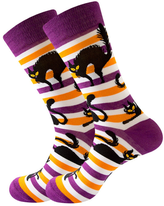 Halloween Socken Katzen