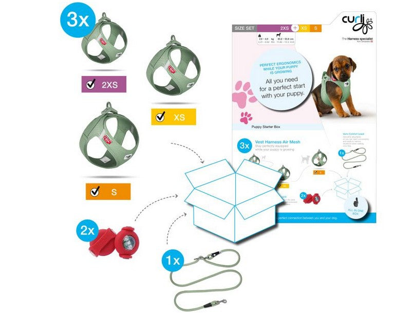 Curli Puppy Starter Box Olive