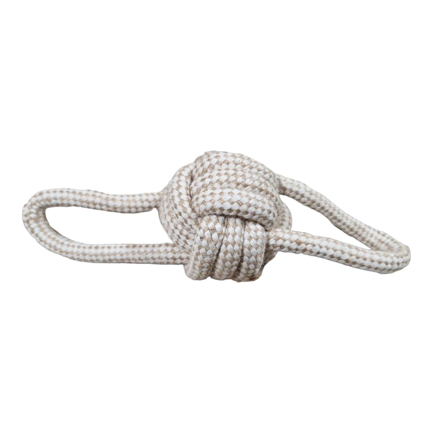 Tauseil Hundekauspielzeug aus Hanffasern und ungebleichter Baumwolle