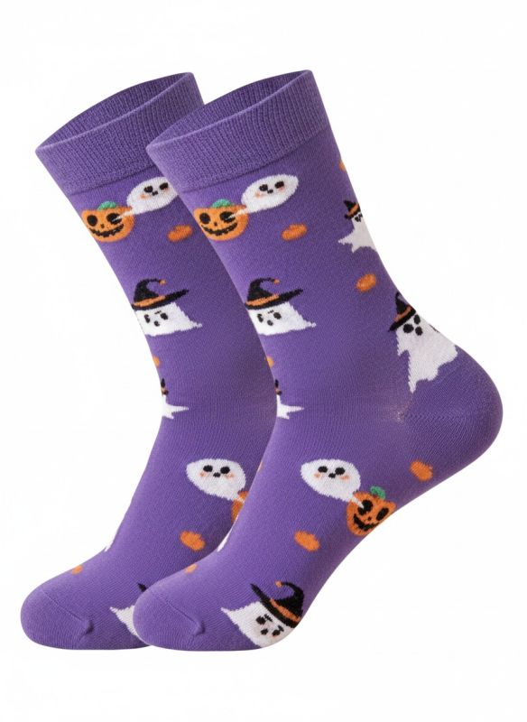 Halloween Socken Lila