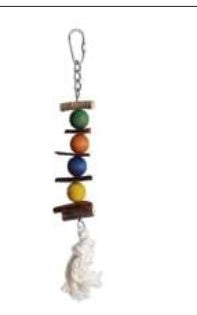 Vogelzubehör Sittich Spielzeug mit Hanfseil