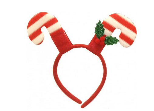 Weihnachtshaareif Zuckerstange