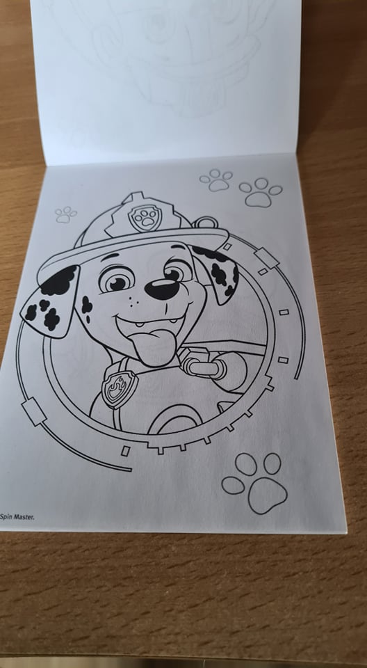 Paw Patrol Malblock
