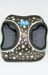 Plush Step In Air Mesh Harness GG-Brown