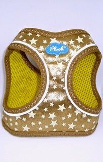 Plush Step In Air Mesh Harness GG-Gold