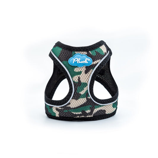Plush Step In Air Mesh Harness Camo
