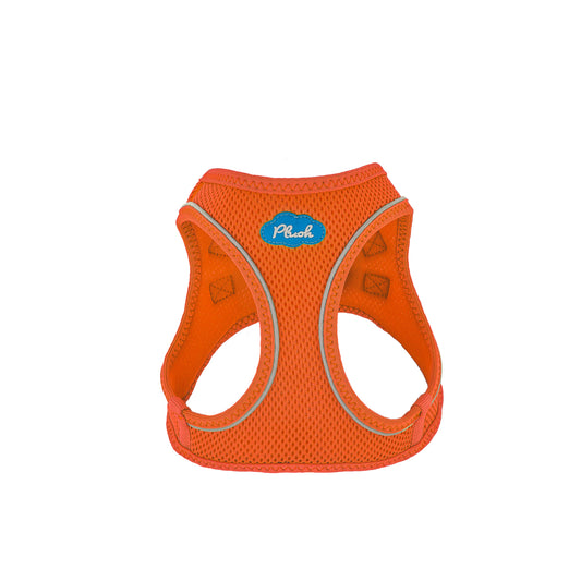 Plush Step In Air Mesh Harness Orange