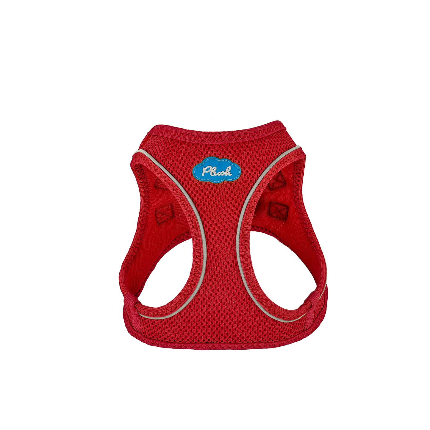 Plush Step In Air Mesh Harness Red
